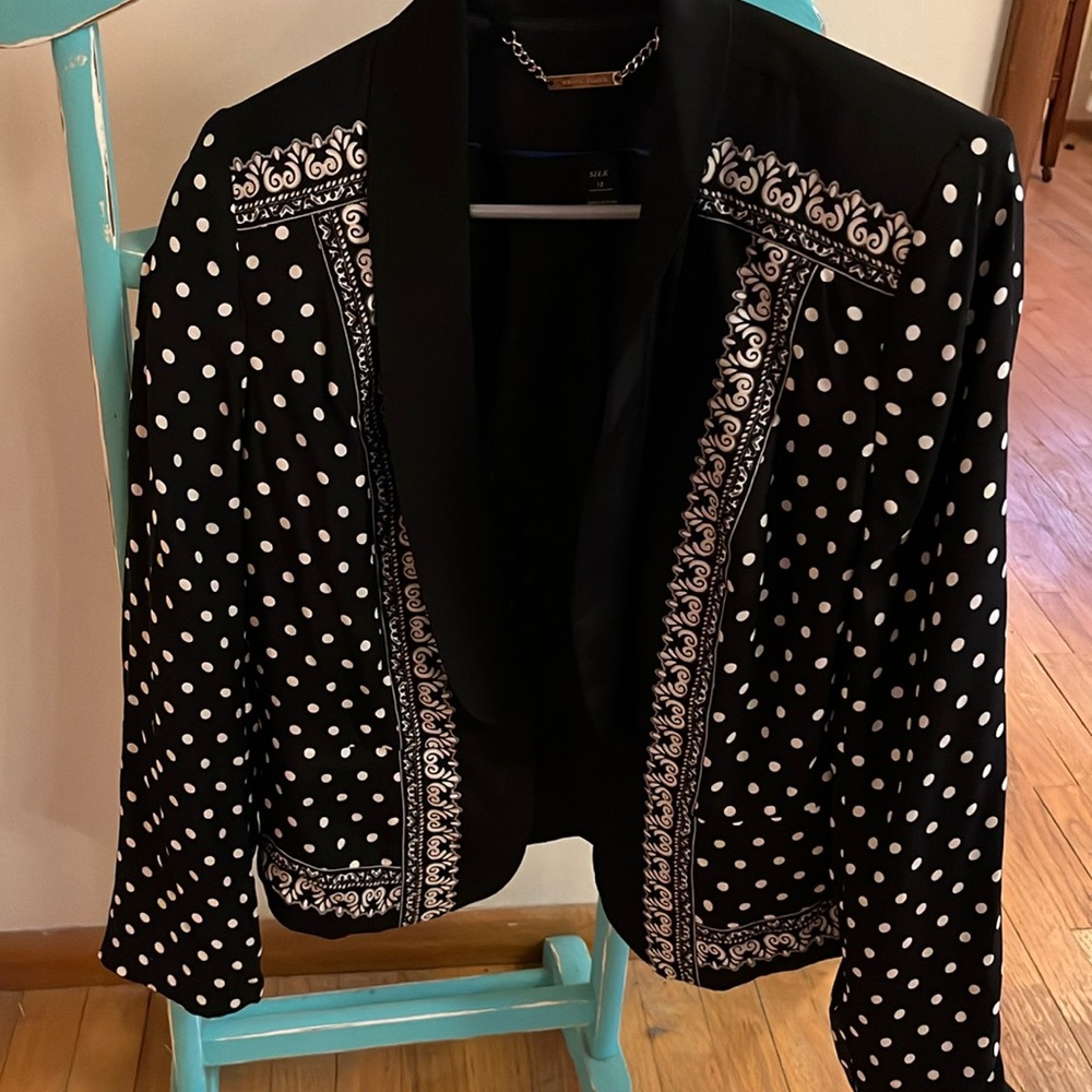 Silk blazer!  Luxury!